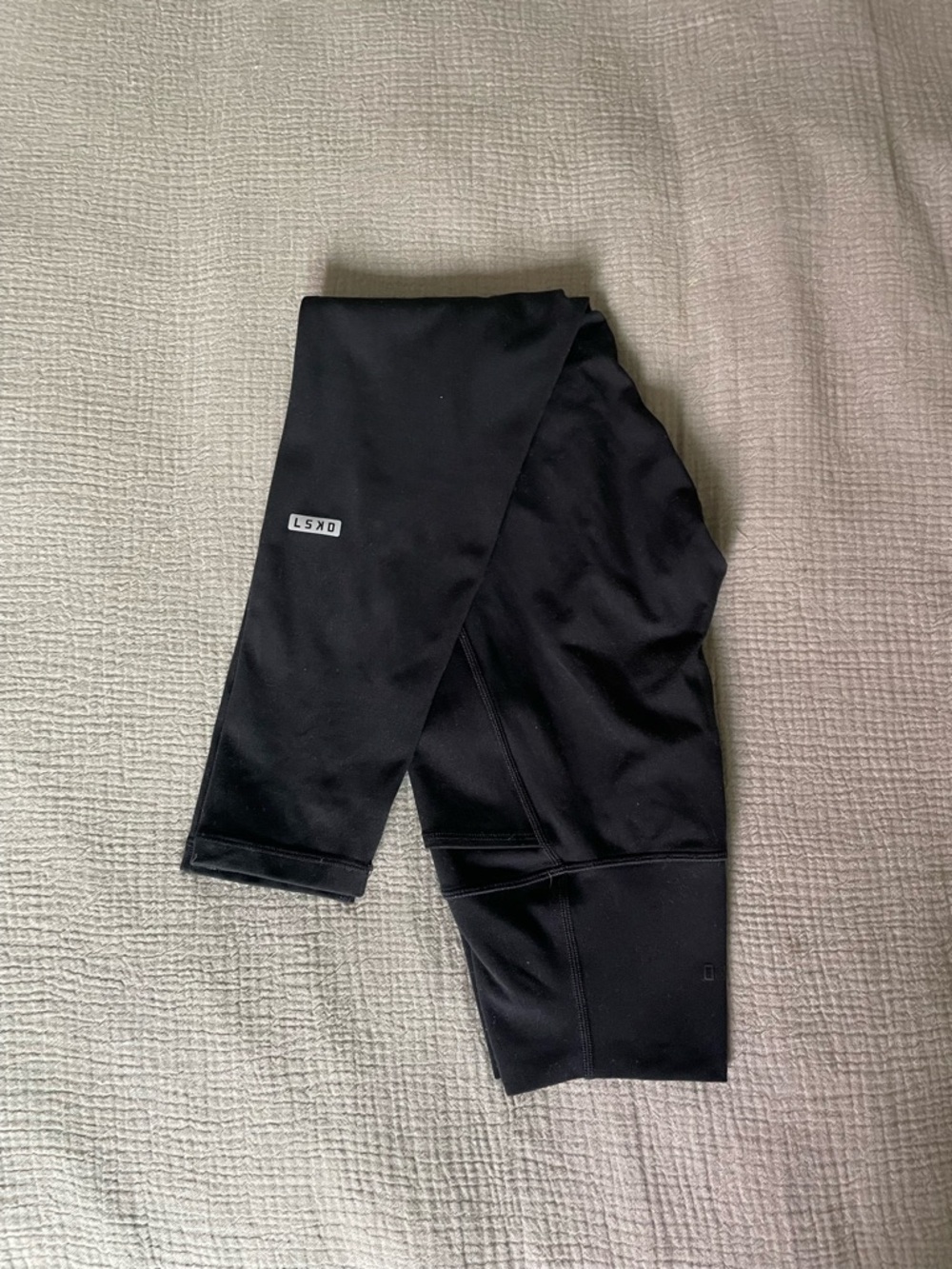 LSKD Black Performance Leggings for Women